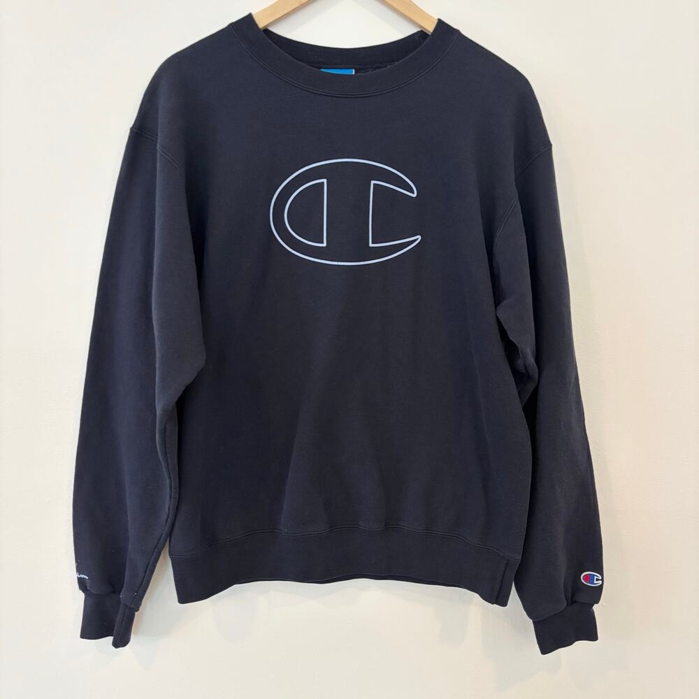 Vintage "Big C" Navy Crewneck Sweatshirt Mens' Medium Ecofleece
